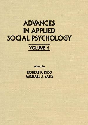 Cover of the book Advances in Applied Social Psychology by Pamela Blackmon