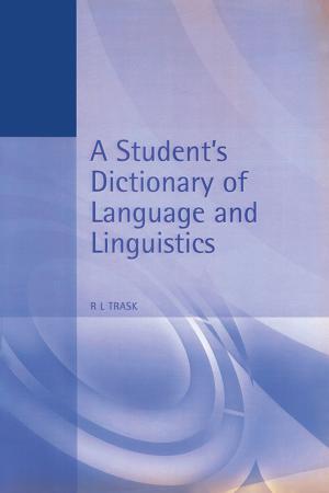 Book cover of A Student's Dictionary of Language and Linguistics