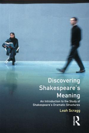 Cover of the book Discovering Shakespeare's Meaning by Yafei Zheng, Kin Keung Lai, Shouyang Wang