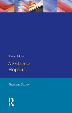 Cover of the book A Preface to Hopkins by Prof Angela V John, Angela V. John