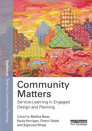 Cover of the book Community Matters: Service-Learning in Engaged Design and Planning by Miles Tandy, Jo Howell