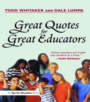 Cover of the book Great Quotes for Great Educators by Jing Yang, Pundarik Mukhopadhaya