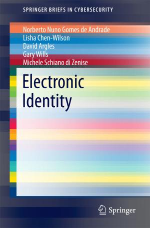 Cover of the book Electronic Identity by José Ramón San Cristóbal Mateo