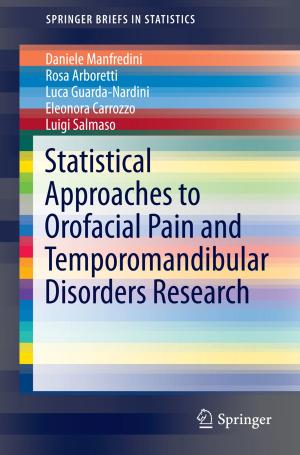Book cover of Statistical Approaches to Orofacial Pain and Temporomandibular Disorders Research