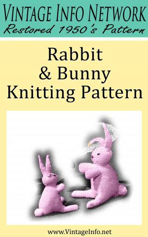 Cover of the book Rabbit and Bunny Knitting Pattern: Stuffed Rabbit Toy Pattern by Anna Hrachovec