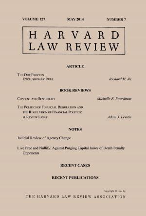 Book cover of Harvard Law Review: Volume 127, Number 7 - May 2014