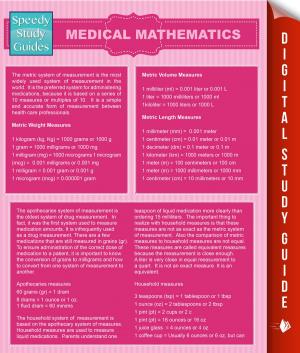 Book cover of Medical Mathematics (Speedy Study Guides)