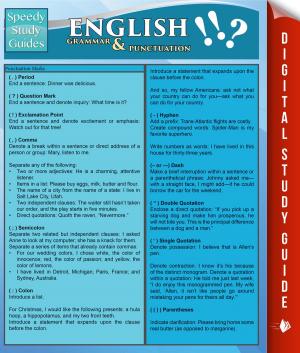 Book cover of English Grammar & Punctuation (Speedy Study Guides)