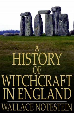 Cover of the book A History of Witchcraft in England by Irving E. Cox