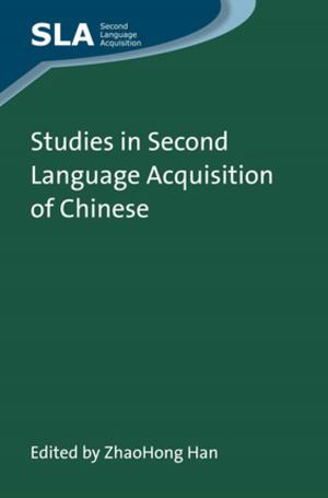 Cover of the book Studies in Second Language Acquisition of Chinese by Sue Beeton