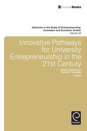 Cover of the book Innovative Pathways for University Entrepreneurship in the 21st Century by Paul Gillis