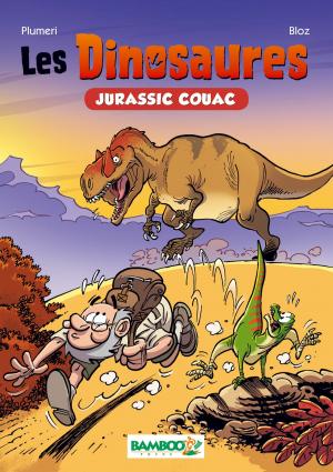 Cover of the book Les Dinosaures en BD by Pica, Erroc