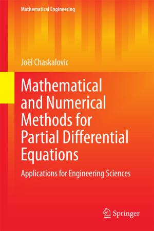 Book cover of Mathematical and Numerical Methods for Partial Differential Equations