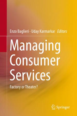 Cover of the book Managing Consumer Services by Kaj Storbacka, Risto Pennanen