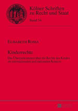 Cover of the book Kinderrechte by Alice Bombardier