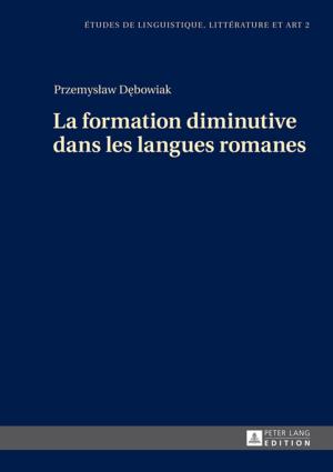 Cover of the book La formation diminutive dans les langues romanes by Marcy Kennedy