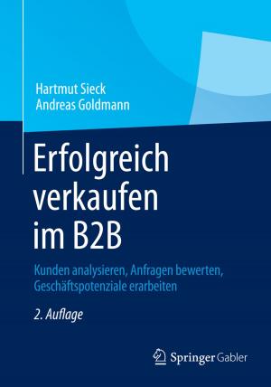 Cover of the book Erfolgreich verkaufen im B2B by Boris Hubert