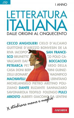 Book cover of Letteratura italiana. Dalle origini al Cinquecento