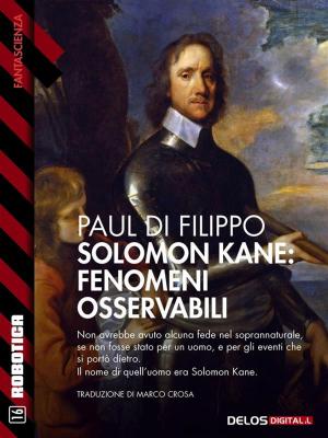Cover of the book Solomon Kane: Fenomeni osservabili by James Lee Nathan III