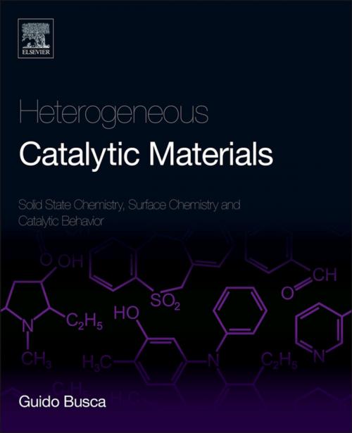 Cover of the book Heterogeneous Catalytic Materials by Guido Busca, Elsevier Science