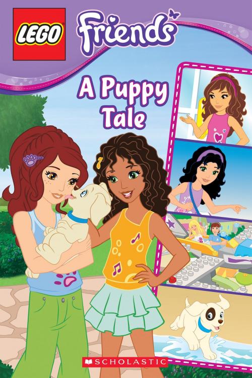 Cover of the book LEGO Friends: A Puppy Tale (Comic Reader #1) by Sierra Harimann, Scholastic Inc.