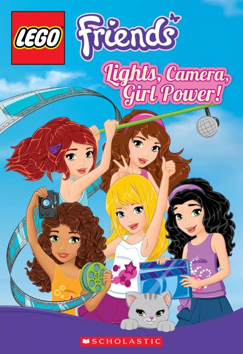 Cover of the book LEGO Friends: Lights, Camera, Girl Power! (Chapter Book #2) by Cathy Hapka, AMEET Studio, Scholastic Inc.
