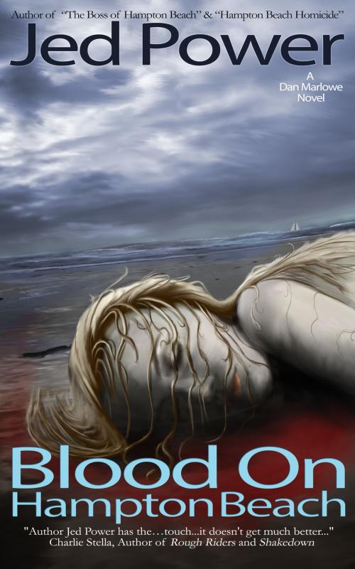 Cover of the book Blood on Hampton Beach by Jed Power, Dark Jetty Publishers