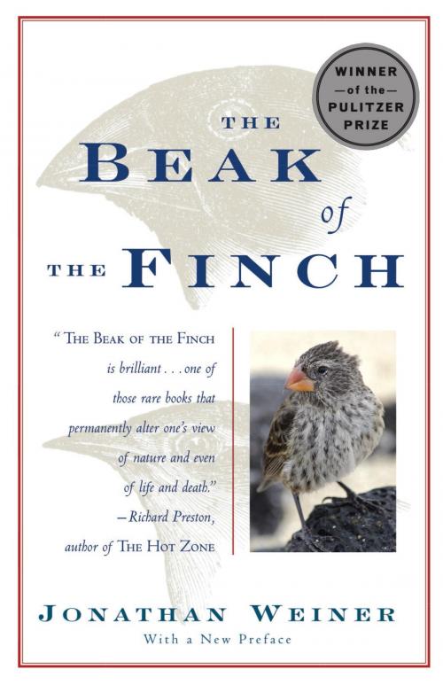 Cover of the book The Beak of the Finch by Jonathan Weiner, Knopf Doubleday Publishing Group