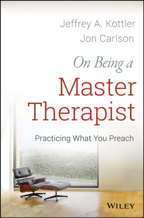 Cover of the book On Being a Master Therapist by Jeffrey A. Kottler, Jon Carlson, Wiley