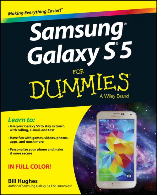 Cover of the book Samsung Galaxy S5 For Dummies by Bill Hughes, Wiley