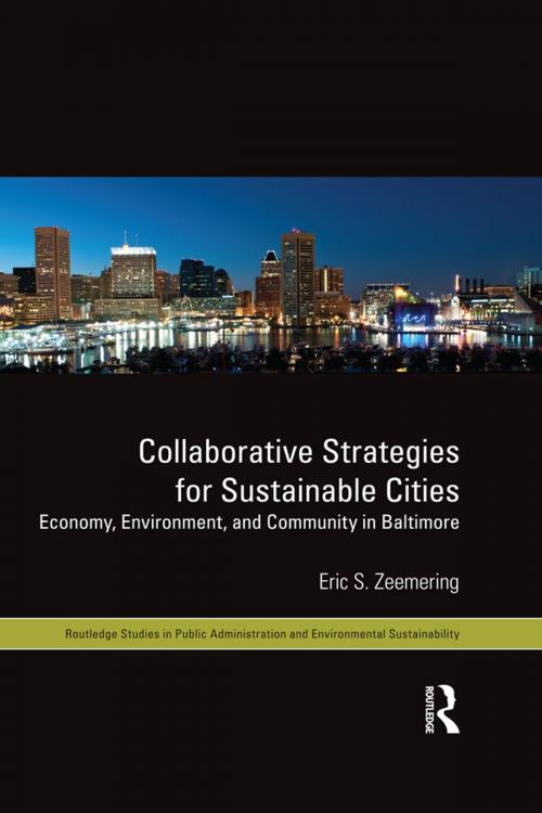 Cover of the book Collaborative Strategies for Sustainable Cities by Eric S. Zeemering, Taylor and Francis