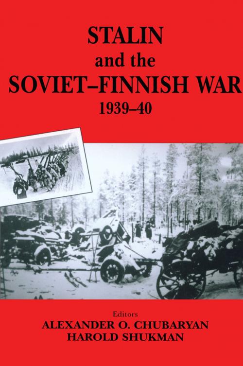 Cover of the book Stalin and the Soviet-Finnish War, 1939-1940 by , Taylor and Francis