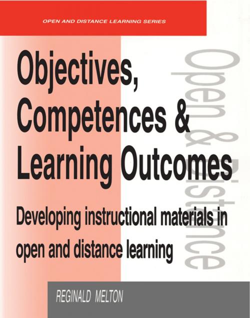 Cover of the book Objectives, Competencies and Learning Outcomes by Reginald Melton, Taylor and Francis