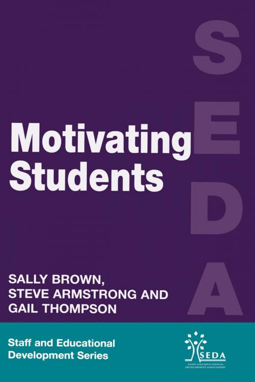 Cover of the book Motivating Students by , Taylor and Francis