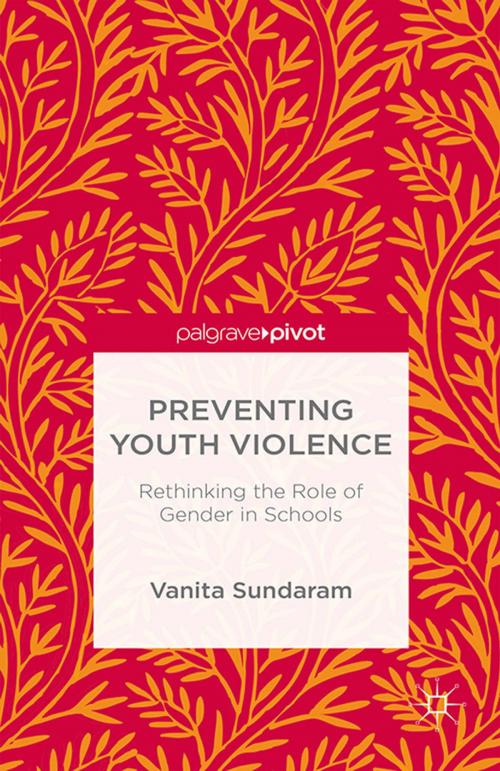 Cover of the book Preventing Youth Violence by V. Sundaram, Palgrave Macmillan UK