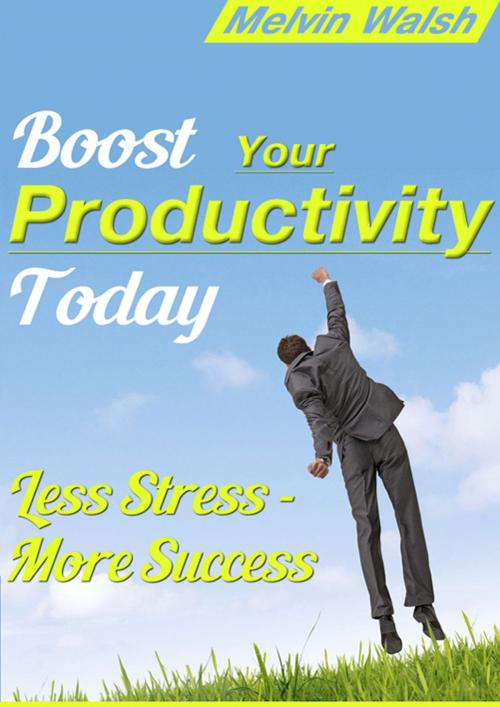 Cover of the book Boost Your Productivity Today by Melvin Walsh, CPublishing
