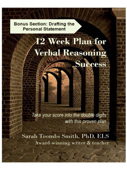 Cover of the book 12 Week Plan for Verbal Reasoning Success by Sarah Toombs Smith, Beachtime Books