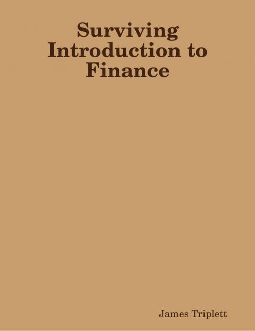 Cover of the book Surviving Introduction to Finance by James Triplett, Lulu.com