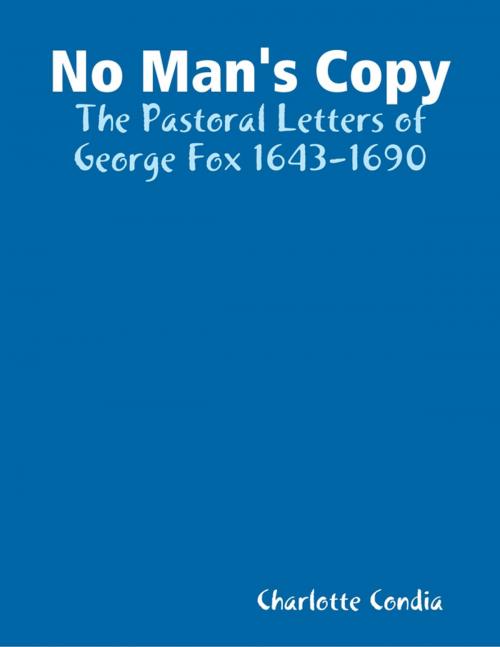 Cover of the book No Man's Copy by Charlotte Condia, Lulu.com