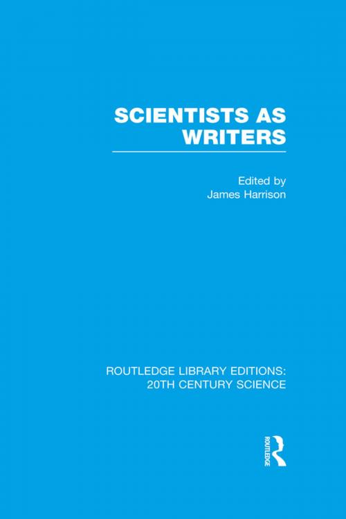 Cover of the book Scientists as Writers by , Taylor and Francis