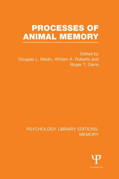 Cover of the book Processes of Animal Memory (PLE: Memory) by , Taylor and Francis