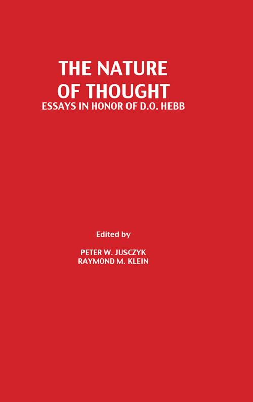 Cover of the book The Nature of Thought by , Taylor and Francis