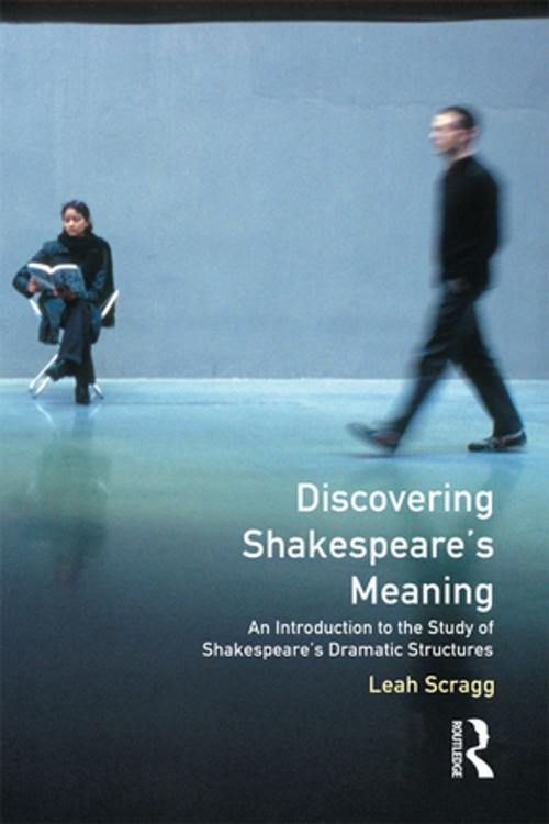 Cover of the book Discovering Shakespeare's Meaning by Leah Scragg, Taylor and Francis