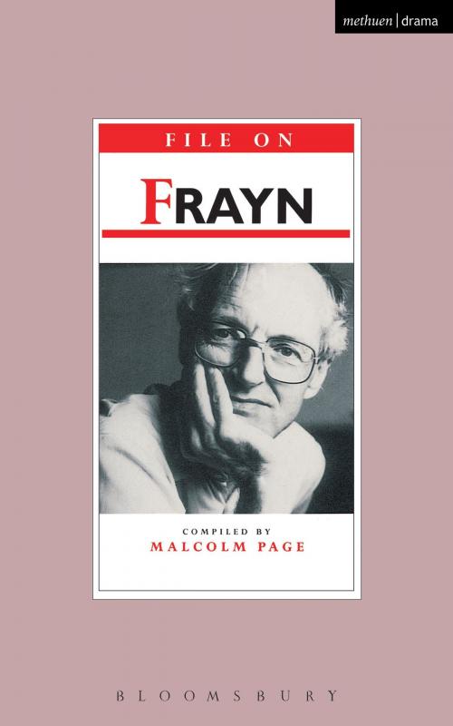 Cover of the book File On Frayn by , Bloomsbury Publishing