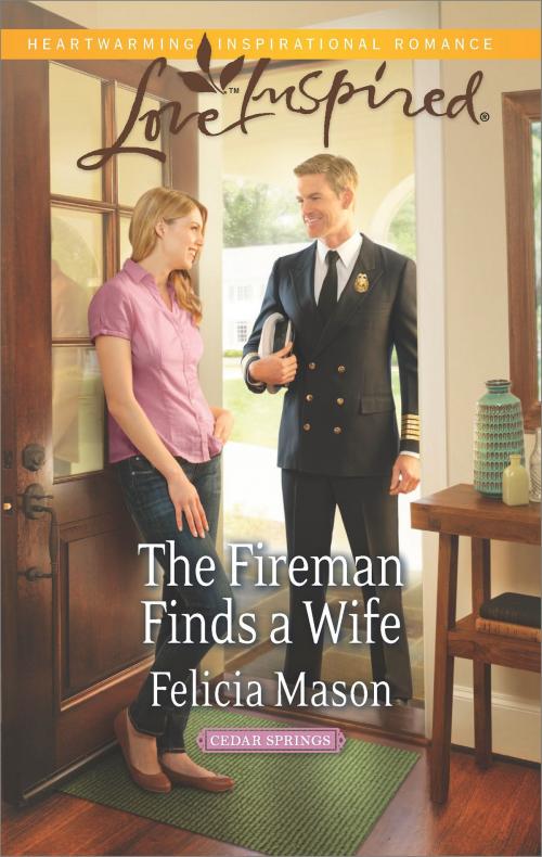 Cover of the book The Fireman Finds a Wife by Felicia Mason, Harlequin