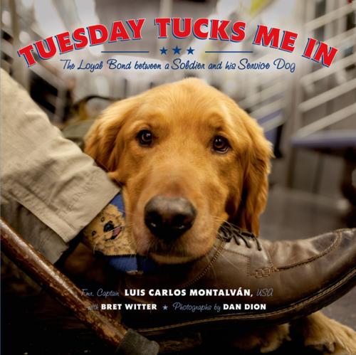 Cover of the book Tuesday Tucks Me In by Luis Carlos Montalván, Bret Witter, Roaring Brook Press