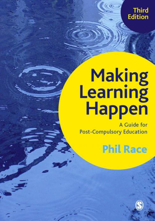 Cover of the book Making Learning Happen by Professor Phil Race, SAGE Publications