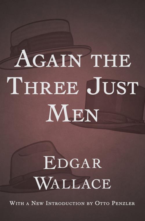 Cover of the book Again the Three Just Men by Edgar Wallace, MysteriousPress.com/Open Road