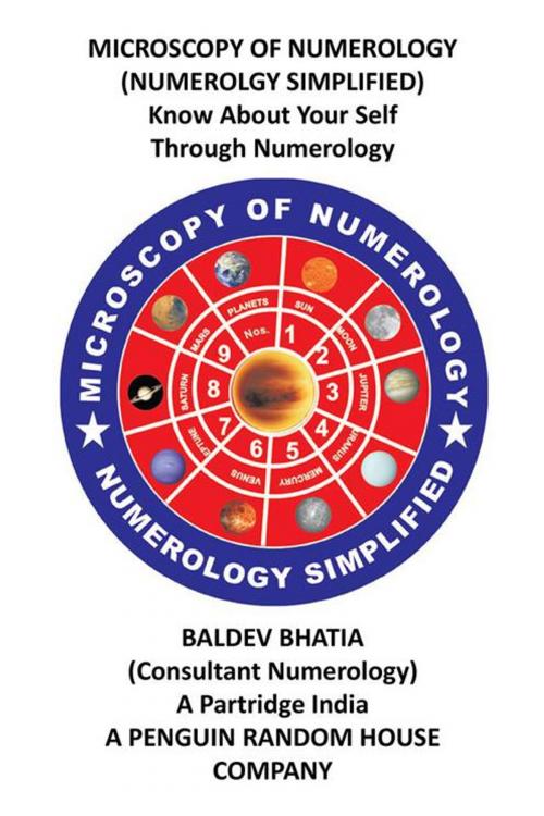 Cover of the book Microscopy of Numerology by Baldev Bhatia, Partridge Publishing India