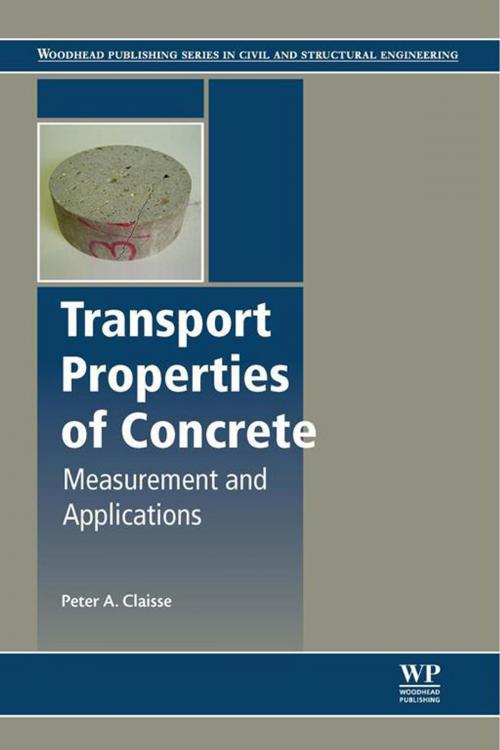 Cover of the book Transport Properties of Concrete by Peter A. Claisse, Elsevier Science